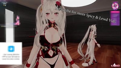 KanakoVT wears a Lewd Cosplay ~~ Gets Vibed by her Chat ~~ Catgirl Moans and Nyan’s NonStop!!!