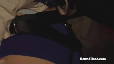 Lesbian Slave Gets Big Black Strapon As A Gift From Madame