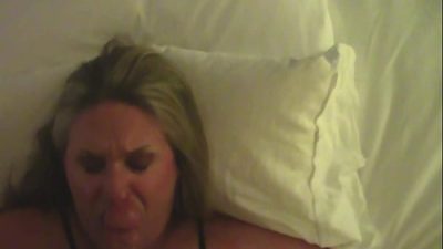 Nasty mature whore Beth gets a ROUGH face fucking and has an orgasm as he unloads a stream of spunk in her eyes and mouth – then she sucks him dry like a fucking whore!  #cumslutbeth